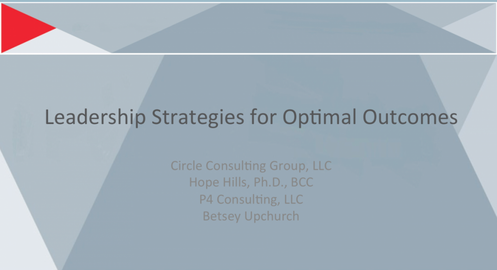 Interpersonal Circle slide 1
